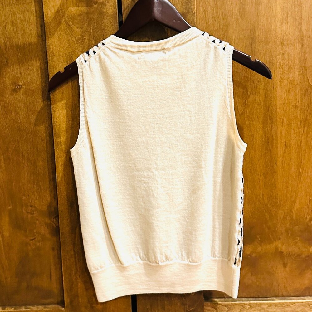 J.CREW KNIT SWEATER VEST MEDIUM - Picture 2 of 5